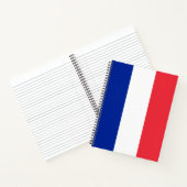 Franse vlag notitieboek (Binnen)
