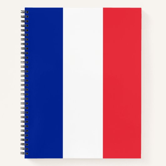 Franse vlag notitieboek (Voorkant)