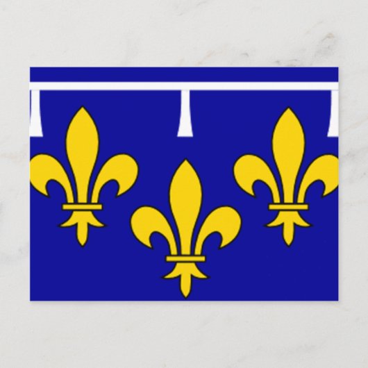 Franse vlag Orleans Briefkaart (Voorkant)