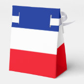 Franse vlag Patriottische kleuren internationaal r Bedankdoosjes (Achterkant)