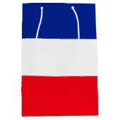 Franse vlag Patriottische kleuren internationaal r Medium Cadeauzakje (Voorkant)