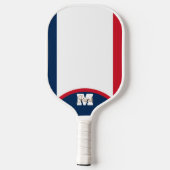 Franse vlag Pickleball Paddle - Aangepaste naam /  (Achterkant)