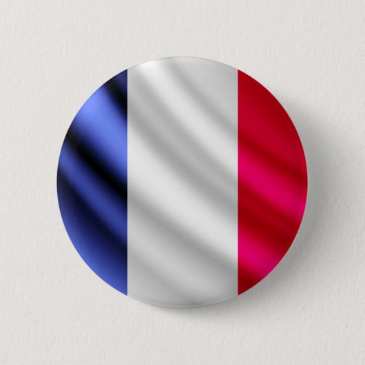 Franse vlag pinback-knop ronde button 5,7 cm (Voorkant)