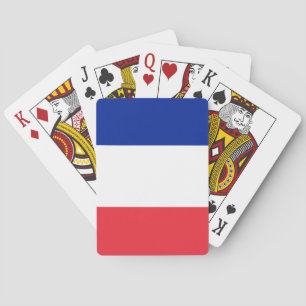 Franse vlag pokerkaarten