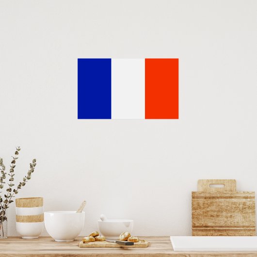 franse vlag poster (Keuken)