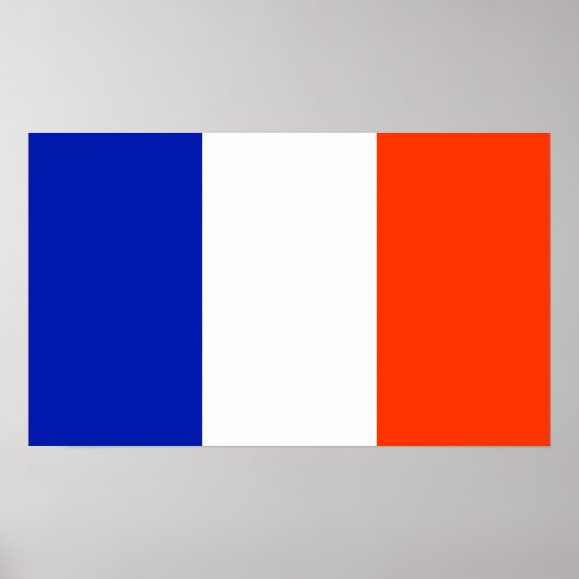 franse vlag poster (Voorkant)