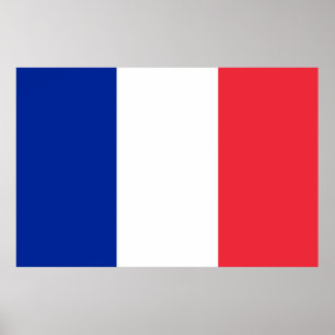 Franse vlag poster