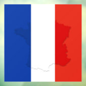 Franse vlag raamsticker (Vel 3)