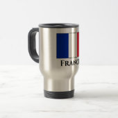 Franse vlag reisbeker (Voorkant links)