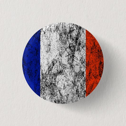 franse vlag ronde button 3,2 cm (Voorkant)