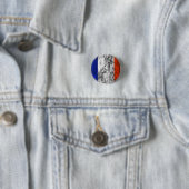 franse vlag ronde button 3,2 cm (In situ)