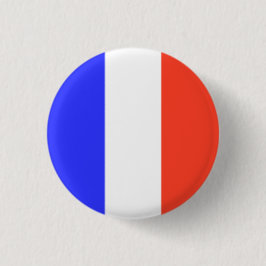 Franse vlag ronde button 3,2 cm