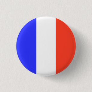 Franse vlag ronde button 3,2 cm