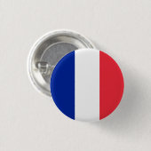 Franse vlag ronde button 3,2 cm (Voorkant /achterkant)