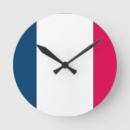 Franse vlag ronde klok