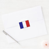Franse vlag ronde sticker (Envelop)