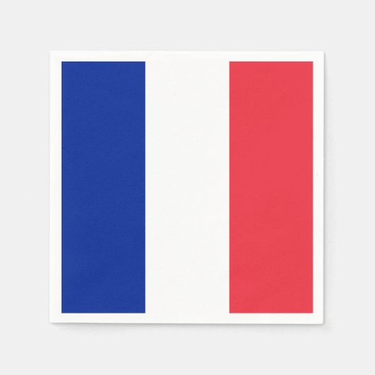 Franse vlag servet (Voorkant)