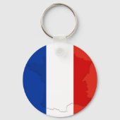 Franse vlag sleutelhanger (Voorkant)