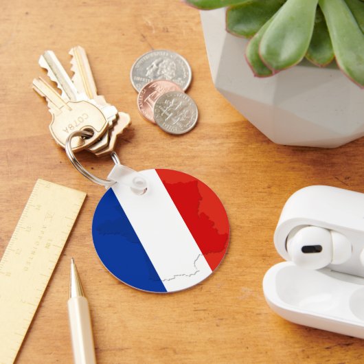Franse vlag sleutelhanger (Bureau)