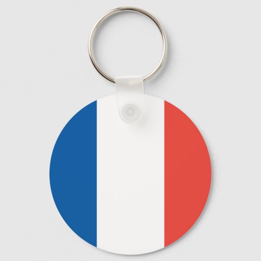 Franse Vlag Sleutelhanger (Voorkant)