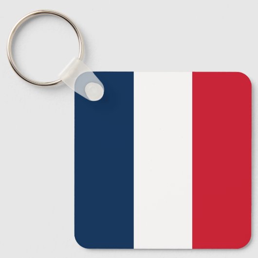 Franse vlag sleutelhanger (Voorkant)