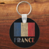 -Franse vlag Sleutelhanger (Voorkant)