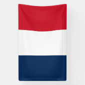 Franse vlag spandoek (Verticaal)