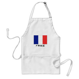 Franse vlag standaard schort