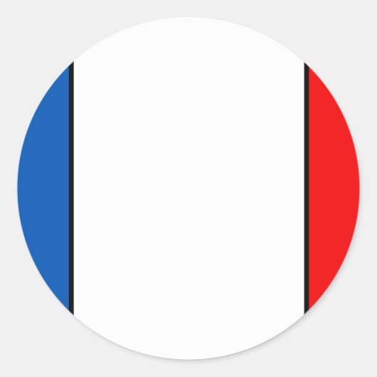 Franse vlag Sticker (Voorkant)