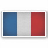 Franse vlag Sticker (Voorkant)