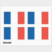 Franse Vlag Sticker (Vel)