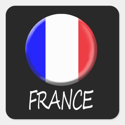 Franse vlag Sticker (Voorkant)