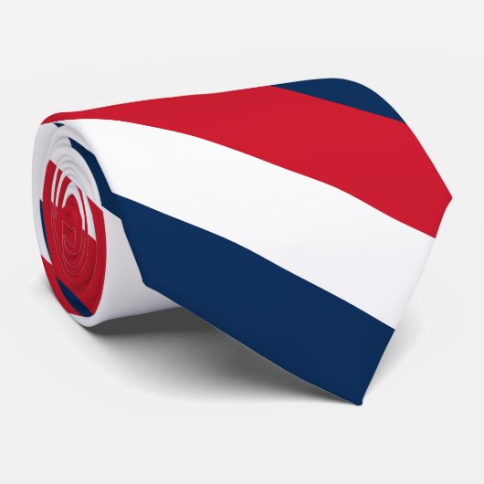 Franse vlag stropdas (Opgerold)