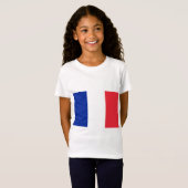 Franse vlag t-shirt (Voorkant volledig)