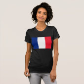 Franse vlag t-shirt (Voorkant volledig)