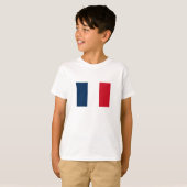 Franse Vlag T-shirt (Voorkant volledig)