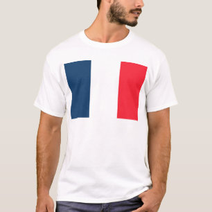 Franse vlag t-shirt