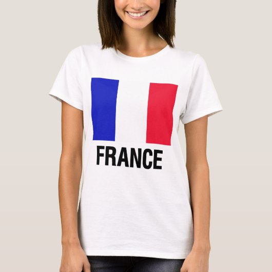 Franse vlag t-shirt (Voorkant)