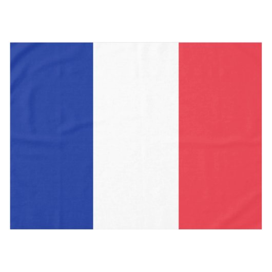 Franse vlag tafelkleed (Voorkant (Horizontaal))