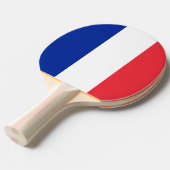 Franse vlag tafeltennisbatje (Voorkant Gekanteld)
