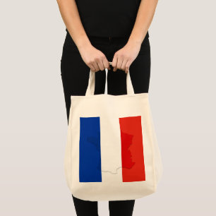 Franse vlag tote bag