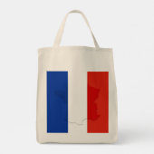 Franse vlag tote bag (Achterkant)
