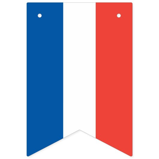 Franse vlag: Tricolor Bastille Day Party-banner Vlaggetjes (Eerste vlag)