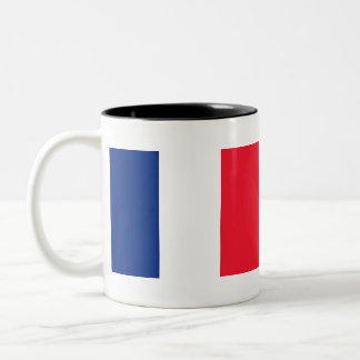 Franse vlag tweekleurige koffiemok