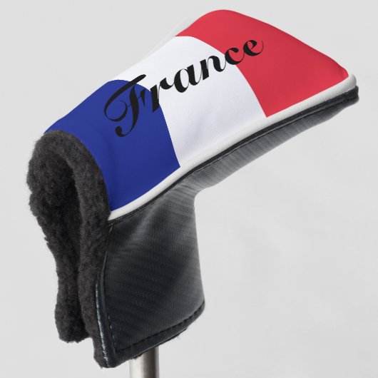 Franse vlag van de Franse douane-golfhoezen Golfheadcover (3/4 voorkant)