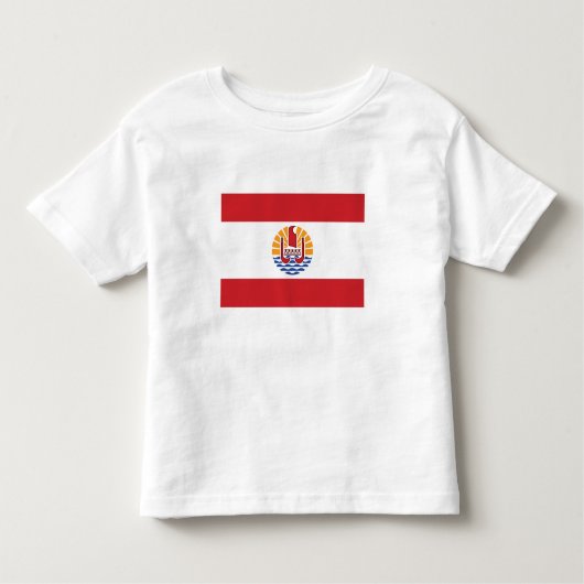 Franse vlag van Polynesië Kinder Shirts (Voorkant)