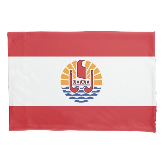 Franse vlag van Polynesië Kussensloop (Voorkant)