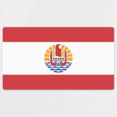 Franse vlag van Polynesië Labels (Design 1)