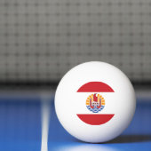 Franse vlag van Polynesië Pingpongballen (Net)