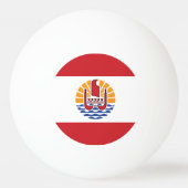 Franse vlag van Polynesië Pingpongballen (Achterkant)